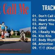 El texto musical MARRY YOU de SHINEE también está presente en el álbum Don't call me (2021)