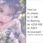 El texto musical LOVE POEM de IU también está presente en el álbum Love poem (2019)