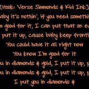 El texto musical FEELINS de VERSE SIMMONDS también está presente en el álbum Diamonds (2017)