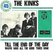 El texto musical WHERE HAVE ALL THE GOOD TIMES GONE de THE KINKS también está presente en el álbum The kink kontroversy (1966)