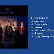 El texto musical SHOOTING STAR de NU'EST también está presente en el álbum The nocturne (2020)