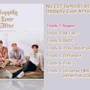 El texto musical FINE de NU'EST también está presente en el álbum Happily ever after (2019)