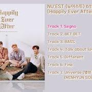 El texto musical BET BET de NU'EST también está presente en el álbum Happily ever after (2019)