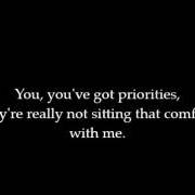 El texto musical HERE'S THE THING de DON BROCO también está presente en el álbum Priorities (2013)