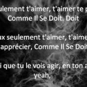 El texto musical COMME IL SE DOIT de MARC ANTOINE también está presente en el álbum Comme il se doit (2008)