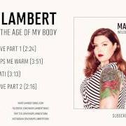 El texto musical SARASVATI de MARY LAMBERT también está presente en el álbum Welcome to the age of my body (2013)