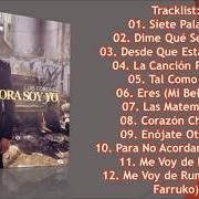 El texto musical ENÓJATE OTRA VEZ de LUIS CORONEL también está presente en el álbum Ahora soy yo (2017)