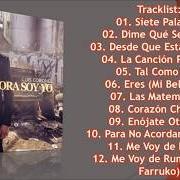 El texto musical SIETE PALABRAS de LUIS CORONEL también está presente en el álbum Ahora soy yo (2017)