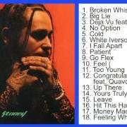 El texto musical COLD de POST MALONE también está presente en el álbum Stoney (2016)