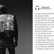 El texto musical NOTHING TO ME de G-EAZY también está presente en el álbum When it's dark out (2015)