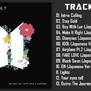 El texto musical FAKE LOVE - JAPANESE VER. de BTS también está presente en el álbum Map of the soul: 7 ~ the journey ~ (2020)
