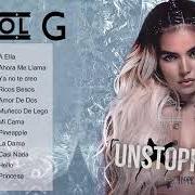 El texto musical CASI NADA de KAROL G también está presente en el álbum Unstoppable (2017)