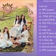 El texto musical YOU ARE NOT ALONE de GFRIEND también está presente en el álbum Time for us (2019)