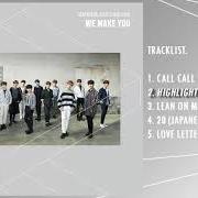 El texto musical 20 (JAPANESE VER.) de SEVENTEEN también está presente en el álbum We make you (2018)