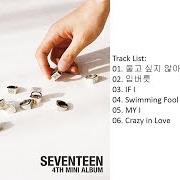 El texto musical CRAZY IN LOVE de SEVENTEEN también está presente en el álbum Al1 (2017)