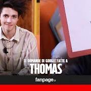 El texto musical IL SOLE ALLA FINESTRA de THOMAS BOCCHIMPANI también está presente en el álbum Thomas (2017)