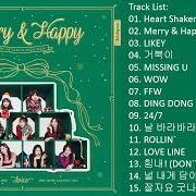 El texto musical ??? TURTLE de TWICE también está presente en el álbum Merry & happy (2017)