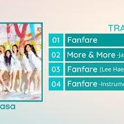 El texto musical FANFARE de TWICE también está presente en el álbum Fanfare (2020)