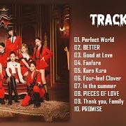 El texto musical GOOD AT LOVE de TWICE también está presente en el álbum Perfect world (2021)