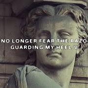 El texto musical I NO LONGER FEAR THE RAZOR GUARDING MY HEEL (V) de $UICIDEBOY$ también está presente en el álbum I no longer fear the razor guarding my heel (v) (2023)