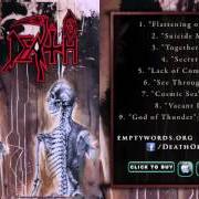 El texto musical FLATTERING OF EMOTIONS de DEATH también está presente en el álbum Human (1991)