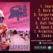 El texto musical BORN DEAD de DEATH también está presente en el álbum Leprosy (1988)