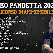 El texto musical CIAO de NIKO PANDETTA también está presente en el álbum Ricorso inammissibile (2022)