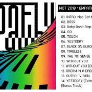 El texto musical YESTODAY (EXTENDED VER.) de NCT 127 también está presente en el álbum Nct 2018 empathy (2018)