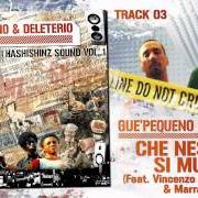 El texto musical TRAFFICANTI DI SOGNI de GUE PEQUENO también está presente en el álbum Hashishinz sound