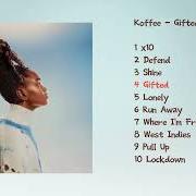 El texto musical WHERE I'M FROM de KOFFEE también está presente en el álbum Gifted (2022)