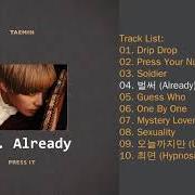 El texto musical ALREADY de TAEMIN también está presente en el álbum Press it (2016)