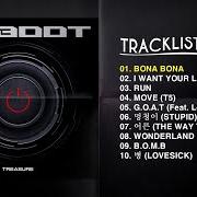 El texto musical G.O.A.T. de TREASURE también está presente en el álbum Reboot (2023)