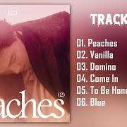 El texto musical DOMINO de KAI (K) también está presente en el álbum Peaches (2021)