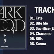 El texto musical KARMA de ENHYPEN también está presente en el álbum Dark blood (2023)