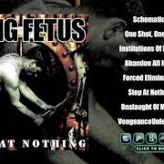 El texto musical FORCED ELIMINATION de DYING FETUS también está presente en el álbum Stop at nothing (2003)