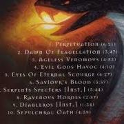 El texto musical DAWN OF FLAGELLATION de KRISIUN también está presente en el álbum Ageless venomous (2001)