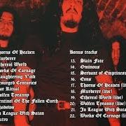 El texto musical THEY CALL ME DEATH de KRISIUN también está presente en el álbum Works of carnage (2003)